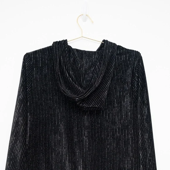 Juicy Couture - Metallic Wale Velour Hoodie - Picture 6 of 8